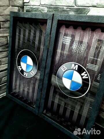 Дорогие нарды под стеклом «BMW» Дорогие нарды под стеклом «BMW»