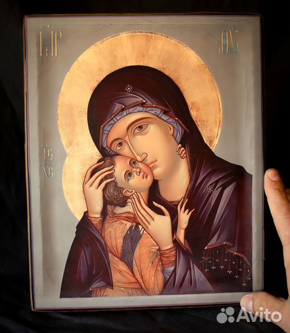 Икона Богородицы Сладкое Лобзание (Гликофилуса) Икона Богородицы Сладкое Лобзание (Гликофилуса)