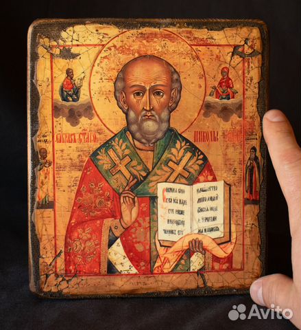 Икона деревянная "Святитель Николай" Икона деревянная "Святитель Николай"