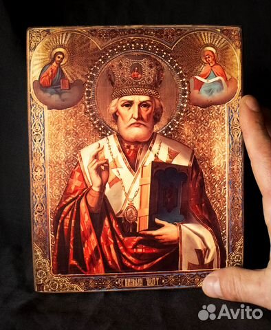 Святой Николай с Иисусом и Богоматерью Святой Николай с Иисусом и Богоматерью
