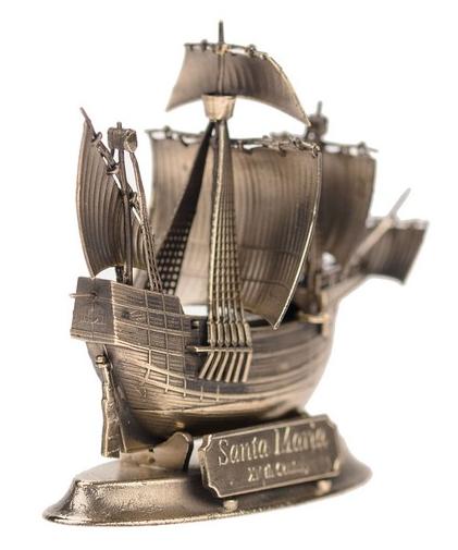 Бронзовый корабль "Санта-Мария" 1/350 (мал)