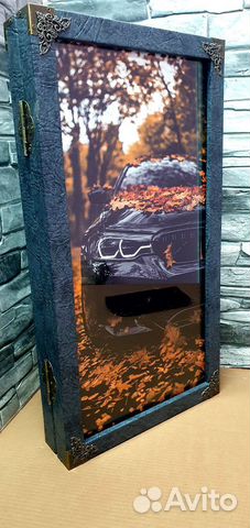 Коллекционные нарды под стеклом «BMW» Коллекционные нарды под стеклом «BMW»