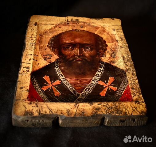 Икона: Святой Николай Чудотворец +подставка Икона: Святой Николай Чудотворец +подставка