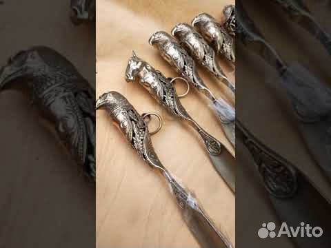 Ложка для обуви «Кабан» мат. Бронза Ложка для обуви «Кабан» мат. Бронза