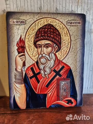 Икона св. Спиридон Икона св. Спиридон