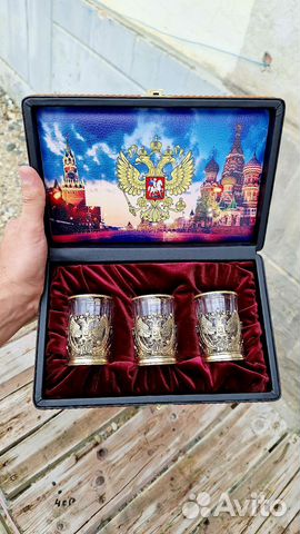Подарочный набор рюмок «Россия» Подарочный набор рюмок «Россия»