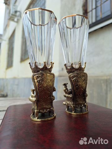 Рюмки лафитники (Львиная пара) Рюмки лафитники (Львиная пара)