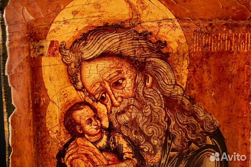 Икона под старину "Святой Симеон Богоприимец" Икона под старину "Святой Симеон Богоприимец"