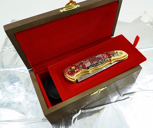 Íîæ ñêëàäíîé äàìàññêèé "Âîë÷üÿ ïàðà.¹2 Çëàòîóñò êóïèòü ñ äîñòàâêîé Íîæ ñêëàäíîé äàìàññêèé "Âîë÷üÿ ïàðà.¹2 Çëàòîóñò