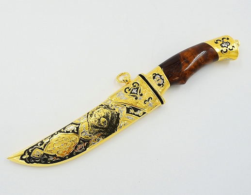 Íîæ ìåäâåäü ¹3 äàìàñê. Çëàòîóñò. êóïèòü ñ äîñòàâêîé Íîæ ìåäâåäü ¹3 äàìàñê. Çëàòîóñò.