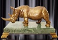 Бронзовая композиция «Носорог»
