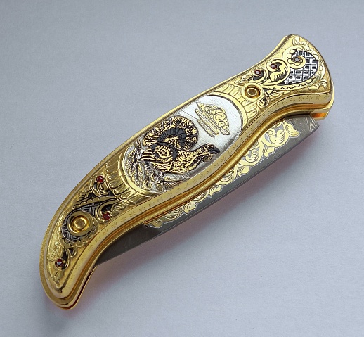 Íîæ ñêëàäíîé äàìàññêèé "Ãëóõàðü" êóïèòü ñ äîñòàâêîé Íîæ ñêëàäíîé äàìàññêèé "Ãëóõàðü"