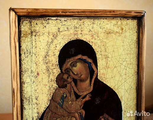 Икона деревянная "Богоматерь Донская" Икона деревянная "Богоматерь Донская"