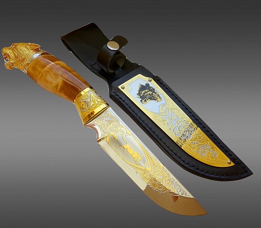 Íîæ "Ïàíòåðà" ¹5. Çëàòîóñò êóïèòü ñ äîñòàâêîé Íîæ "Ïàíòåðà" ¹5. Çëàòîóñò