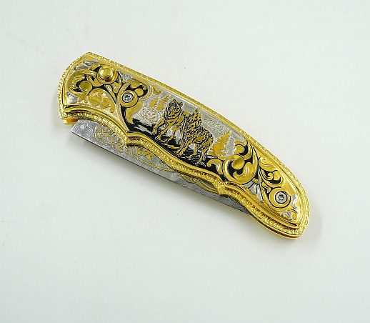 Íîæ ñêëàäíîé äàìàññêèé "Âîë÷üÿ ïàðà.¹2 Çëàòîóñò êóïèòü ñ äîñòàâêîé Íîæ ñêëàäíîé äàìàññêèé "Âîë÷üÿ ïàðà.¹2 Çëàòîóñò