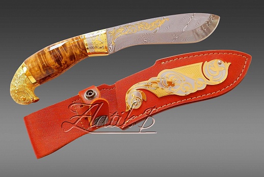 Íîæ "ßñòðåá" /äàìàñê/. Çëàòîóñò êóïèòü ñ äîñòàâêîé Íîæ "ßñòðåá" /äàìàñê/. Çëàòîóñò