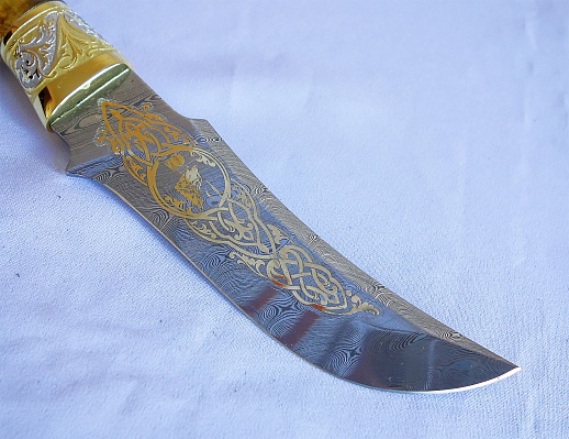 Íîæ "Îäèíîêèé âîëê" ¹6. Äàìàñê êóïèòü ñ äîñòàâêîé Íîæ "Îäèíîêèé âîëê" ¹6. Äàìàñê