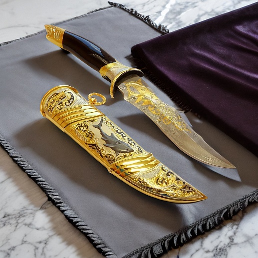 Íîæ "Àêóëà". Çëàòîóñò êóïèòü ñ äîñòàâêîé Íîæ "Àêóëà". Çëàòîóñò