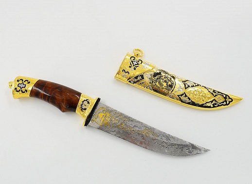 Íîæ ìåäâåäü ¹3 äàìàñê. Çëàòîóñò. êóïèòü ñ äîñòàâêîé Íîæ ìåäâåäü ¹3 äàìàñê. Çëàòîóñò.