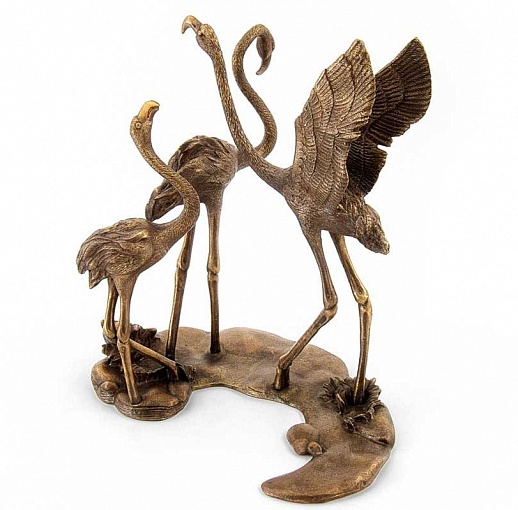 Áðîíçîâàÿ êîìïîçèöèÿ «Ôëàìèíãî íà îçåðå» êóïèòü ñ äîñòàâêîé Áðîíçîâàÿ êîìïîçèöèÿ «Ôëàìèíãî íà îçåðå»