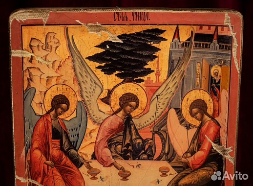 Икона "Троица Ветхозаветная" Икона "Троица Ветхозаветная"
