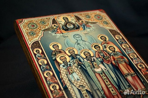 Икона "Собор целителей, чудотворцев " Икона "Собор целителей, чудотворцев "
