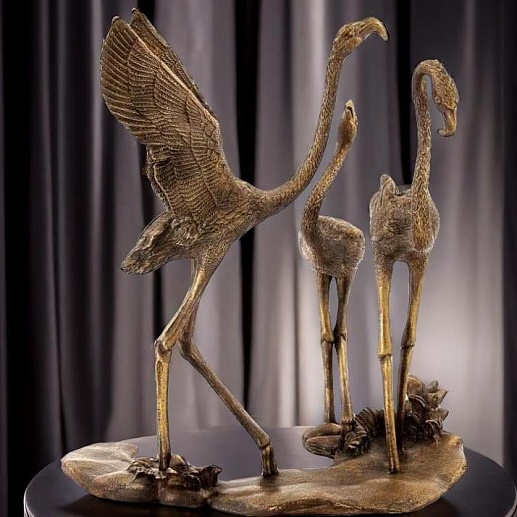 Áðîíçîâàÿ êîìïîçèöèÿ «Ôëàìèíãî íà îçåðå» êóïèòü ñ äîñòàâêîé Áðîíçîâàÿ êîìïîçèöèÿ «Ôëàìèíãî íà îçåðå»