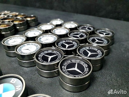 Стальные фишки для нард «BMW» Стальные фишки для нард «BMW»