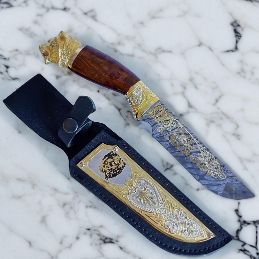 Íîæ "Ìåäâåäü" ¹5 /äàìàñê/. Çëàòîóñò êóïèòü ñ äîñòàâêîé Íîæ "Ìåäâåäü" ¹5 /äàìàñê/. Çëàòîóñò