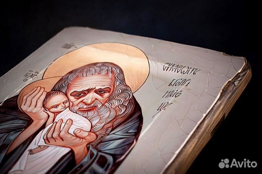 Икона деревянная "Святой Симеон Богоприимец" Икона деревянная "Святой Симеон Богоприимец"