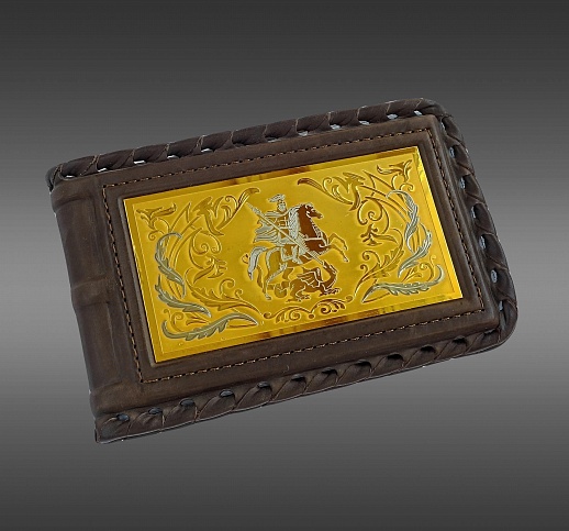 Êîæàíàÿ âèçèòíèöà "Ãåîðãèé Ïîáåäîíîñåö" ¹ 2. Çëàòîóñò êóïèòü ñ äîñòàâêîé Êîæàíàÿ âèçèòíèöà "Ãåîðãèé Ïîáåäîíîñåö" ¹ 2. Çëàòîóñò