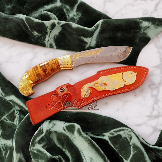 Íîæ "ßñòðåá" /äàìàñê/. Çëàòîóñò êóïèòü ñ äîñòàâêîé Íîæ "ßñòðåá" /äàìàñê/. Çëàòîóñò