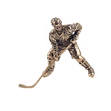 Бронзовая статуэтка "Хоккеист. Полевой игрок"