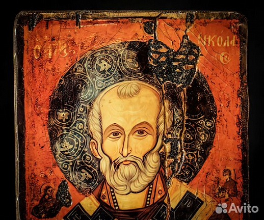 Св. Николай Чудотворец. Икона ручной работы. Дерев Св. Николай Чудотворец. Икона ручной работы. Дерев
