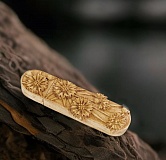 Сувенирная флешка из дерева "Василек"