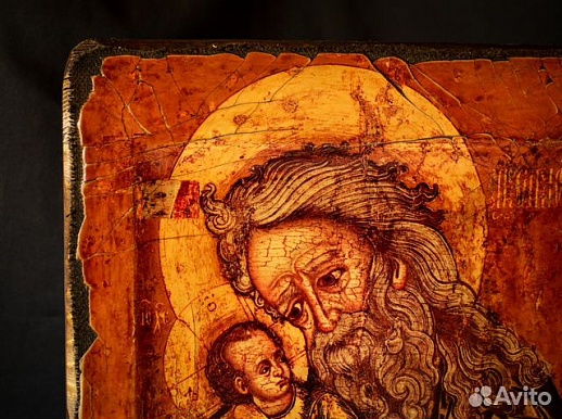 Икона под старину "Святой Симеон Богоприимец" Икона под старину "Святой Симеон Богоприимец"