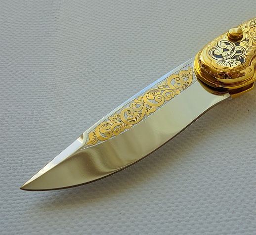Нож складной "Тигр". Златоуст купить с доставкой Нож складной "Тигр". Златоуст