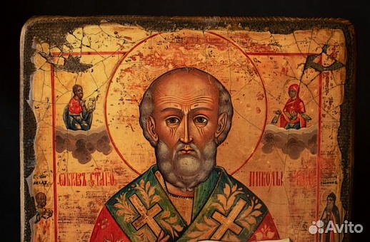Икона деревянная "Святитель Николай" Икона деревянная "Святитель Николай"
