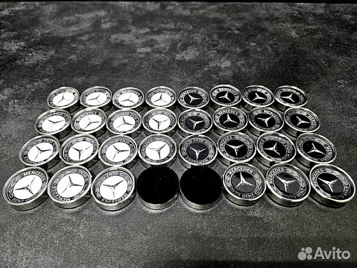Стальные фишки для нард «Mercedes» Стальные фишки для нард «Mercedes»