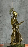 Бронзовая статуэтка Афина-Паллада