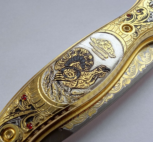 Íîæ ñêëàäíîé äàìàññêèé "Ãëóõàðü" êóïèòü ñ äîñòàâêîé Íîæ ñêëàäíîé äàìàññêèé "Ãëóõàðü"