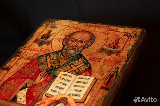 Икона деревянная "Святитель Николай" Икона деревянная "Святитель Николай"