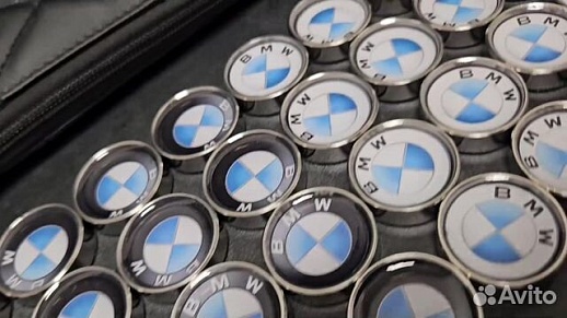 Комплект стальных фишек для нард «BMW» Комплект стальных фишек для нард «BMW»