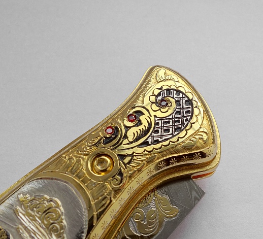 Íîæ ñêëàäíîé äàìàññêèé "Ãëóõàðü" êóïèòü ñ äîñòàâêîé Íîæ ñêëàäíîé äàìàññêèé "Ãëóõàðü"