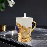 Кофейная чашка в подарок "Лазурит". Златоуст