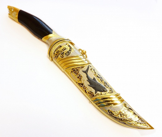 Íîæ "Àêóëà". Çëàòîóñò êóïèòü ñ äîñòàâêîé Íîæ "Àêóëà". Çëàòîóñò