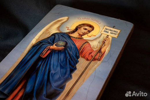 Икона ручной работы "св. Архангел Гавриил" Икона ручной работы "св. Архангел Гавриил"