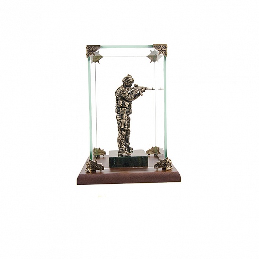 Áðîíçîâàÿ ñòàòóýòêà "Ñïåöíàçîâåö íà êàìíå" â ñòåêëÿííîé êîðîáêå êóïèòü ñ äîñòàâêîé Áðîíçîâàÿ ñòàòóýòêà "Ñïåöíàçîâåö íà êàìíå" â ñòåêëÿííîé êîðîáêå