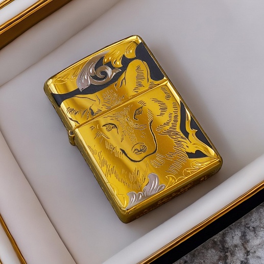 Ñóâåíèðíàÿ çàæèãàëêà Zippo "Âîæàê" êóïèòü ñ äîñòàâêîé Ñóâåíèðíàÿ çàæèãàëêà Zippo "Âîæàê"