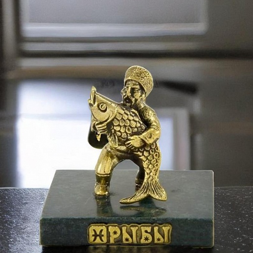 Бронзовая статуэтка «Рыбы» Бронзовая статуэтка «Рыбы»